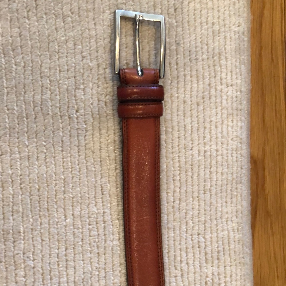 Leather belt. Sz 38.